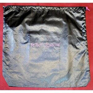 Betsey Johnson Dustcover For Handbag -- Approx 23x21.5" -- Drawstring